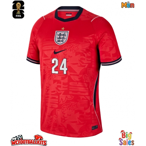 England Reece James #24 Replica Away Stadium Shirt World Cup 2026 Short Sleeve